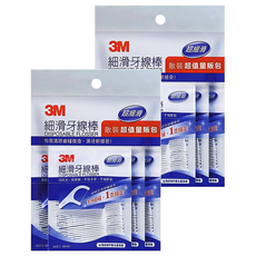 3M Clinpro 細滑牙線棒 4包, 2袋