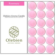 Olebien 香氛茶燈蠟燭 14g, 迷迭香, 18件