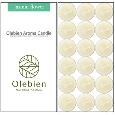 Olebien 香氛茶燈蠟燭 14g, 茉莉花, 18件