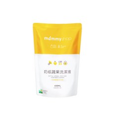 mammyshop 媽咪小站 奶瓶蔬果洗潔液補充包, 600ml, 1包