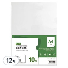 인디오피스 A4 고투명 L홀더파일 10p, 12개