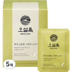 오설록 제주난꽃향 그린티, 1.5g, 10개입, 5개