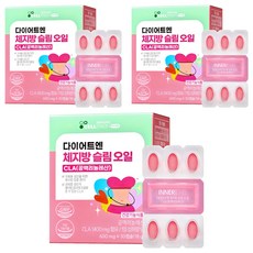셀트리온 이너랩 다이어트엔 체지방 슬림 오일 CLA, 30정, 3개