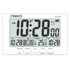 JINHO 京禾 數位電子鐘 JH-700, 白色