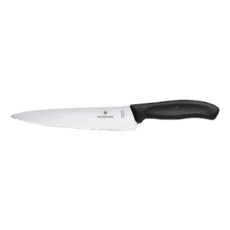 VICTORINOX 瑞士維氏 主廚刀 (五色款), 19cm德國鋼銀利刃刀刃, 適用於各種肉類, 19cm, 黑色, 1支