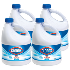 CLOROX 高樂氏 漂白水 原味, 殺菌99.9%, 2.8L, 4桶