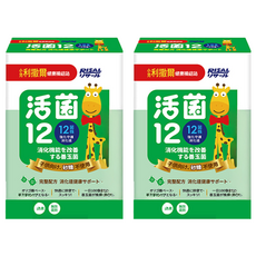 RISAL 小兒利撒爾 活菌12 無砂糖升級版 Set, 以益生元為基底的高纖配方, 專利包埋技術, 獨特乳酸菌共生發酵技術, 幫助消化, 2g, 30包, 2盒