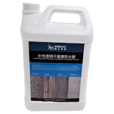 KINGCAT 貓王油漆 水性透明不變黃防水膠, 1桶