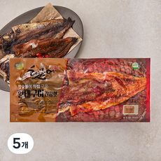 바다소리 참숯불에 직접 구운 황태구이 간장맛, 5개, 120g