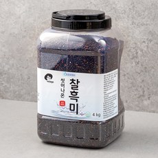 엉클탁 씻어나온 찰흑미, 4kg, 1통