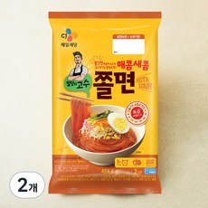 CJ제일제당 밀당의고수 쫄면 2인분, 454.4g, 2개