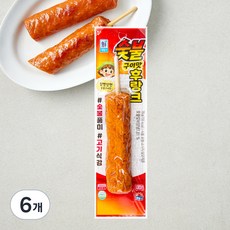 대림선 사조 숯불구이맛 후랑크, 70g, 6개