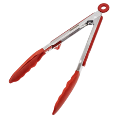 三箭牌 耐高溫立式矽膠料理夾, 紅色, 1支