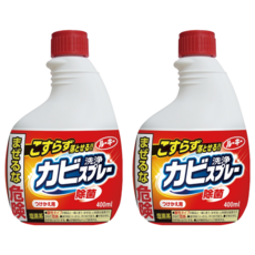 第一石鹼 Rookie 除霉噴霧 補充瓶 紅瓶 Set 2, 400ml, 日本製, 2瓶