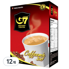 G7 3 in 1 커피믹스 수출용, 16g, 18개입, 12개