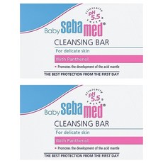 sebamed 施巴 嬰兒潔膚皂, pH5.5弱酸性, 添加多重保濕配方, 純淨小麥萃取, 德國原裝進口, 100g, 2盒