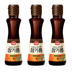 해표 고소한 참기름, 6개, 320ml