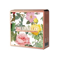 CHEERSJELLY 舉杯低卡 蘋果蒟蒻凍 6條裝, 獨家專利設計包材, 熱銷榜前三名, 低卡零食, 396g, 1盒