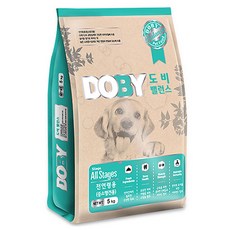강아지 사료-추천-도비 밸런스 전연령용 중소형견 애견사료, 곡물, 5kg, 1개