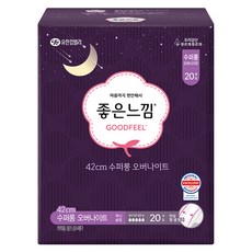 GOODFEEL 夜用蝶翼型衛生棉, 夜用型, 20片, 1包