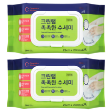 CLEANWRAP Clean Lab 濕式洗滌器, 40入, 2個, 單色