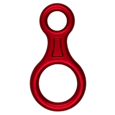 TUPA 拓攀 八字環下降器, 紅色, 尺寸: 8字環4.4cm*7.4cm/120g, 14.4 x 7.4cm, 寶石紅, 1個