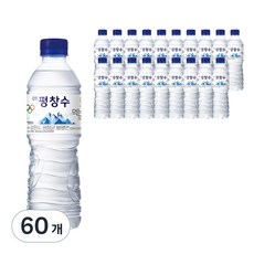 강원 평창수 생수, 500ml, 60개