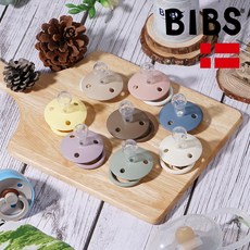 BIBS 유아용 디럭스 실리콘 쪽쪽이, ONE SIZE(0~3세), 1개, 베이비블루