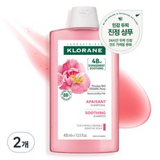 클로란 피오니 민감 두피 샴푸 프림로즈향, 400ml, 2개 400ml, 2개