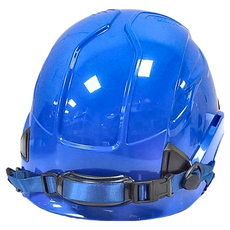 O.PO 歐堡牌 ABS防護頭盔 SN-630, 適合頭圍52-63cm, 重量448g, 快接扣下巴織帶, 20.5 x 27 x 18cm, 藍色, 1個