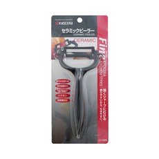 KyOCERa 京瓷 陶瓷削皮刀 15.5*8*1.8cm, 黑色, 1個