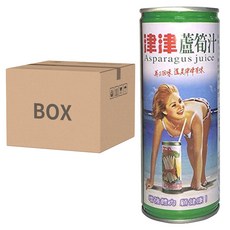 津津 蘆筍汁, 原汁10%, 245ml x 24罐, 96罐