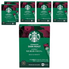 스타벅스 다크 로스트 아메리카노 원두커피믹스, 1.1g, 10개입, 6개