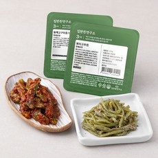 집반찬연구소 꽈리고추찜 150g + 들깨고구마줄기볶음 80g