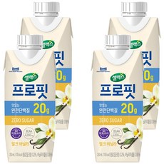 셀렉스 프로핏 우유단백질 밀크 바닐라, 250ml, 4개