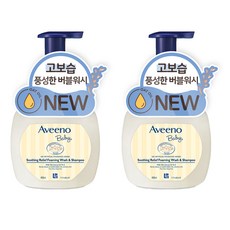 아비노베이비 수딩 릴리프 포밍 워시 앤 샴푸 올인원클렌저, 400ml, 2개