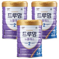 트루맘 뉴클래스 분유 2단계, 800g, 3개 800g, 3개