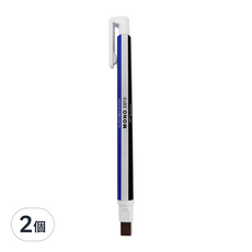 Tombow 蜻蜓牌 MONO zero 細字筆型橡皮擦 角型 標準 5mm/2.3mm, EH-KUS, 2個