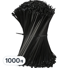 TyrannoTie 束線帶, 1000件, 黑色