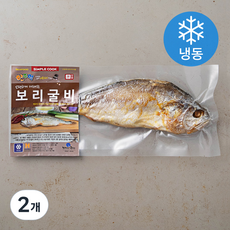 바다랑푸드랑 보리굴비 특대 (냉동), 200g, 2개