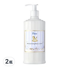Fees BEBE 法緻 嬰兒滋潤保濕乳液 棉花香, 300ml, 2瓶