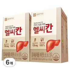 종근당건강 헬씨칸, 30정, 6개