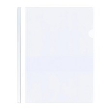 Others q片+桿_白, 透明文件收納夾，簡約設計，文件保護，辦公用品, 1入, 白