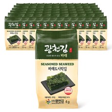 광천김 파래 도시락김, 4g, 64개 4g, 64개입