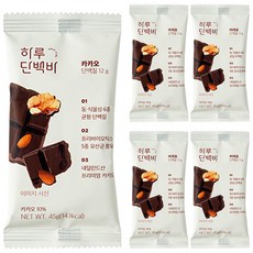 프로틴방앗간 카카오 하루 단백질바, 45g, 5개