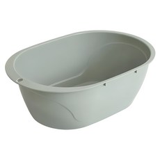 Nature Living 浴室多用途橢圓盆, 1個, 薄荷灰