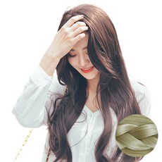 가발나라 롱스트레이트 통가발 M, 아이스블론드, 1개