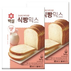 CJ BEKSUL 白雪 CJ The First Food Company吐司預拌粉, 2個, 760g