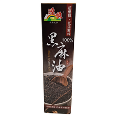 源順食品 超優級100%黑麻油 570ml, 低溫鮮榨，黑麻油質地精純，傳統台式風味, 570g, 1瓶