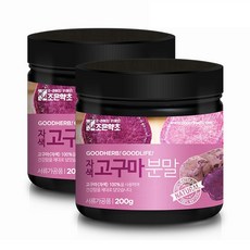 조은약초 자색고구마가루, 200g, 2개